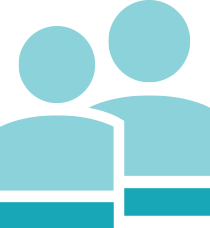 Icon of a student and teacher.